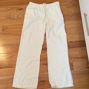 Brandy Melville Women’s Linen White Casual Pants
